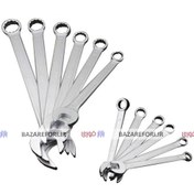 تصویر ست آچار 12 عددی تک سر رینگ آتا - بازار فوری 12-piece single head ring ata wrench set