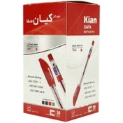 تصویر خودکار صفا کیان (قرمز) نوک 1 و 0.7 میلی متر بسته 50 عددی 