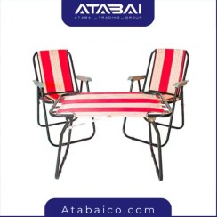 تصویر میز و صندلی تاشو پارچه ای 