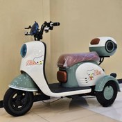 تصویر موتور سه چرخ برقی وینر اسکای مدل NICY رنگ سبز 