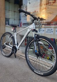 تصویر دوچرخه کوهستان اورلود ۲۷.۵ با قطعات اصلی و فابریک Overload 27.5 mountain bike with original parts and fabric