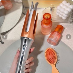 تصویر دستگاه کرلی شیگلم سایز ۲۵ و32 سه شاخه صورتی سایز 25/32 موجود - 32 