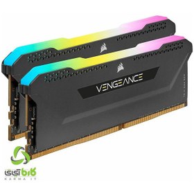 تصویر رم کامپیوتر DDR4 دو کاناله 3600 مگاهرتز کورسیر مدل Vengeance RGB Pro SL با ظرفیت 32 گیگابایت Corsair Vengeance RGB Pro SL DDR4 32GB 3600MHz CL18 Dual RAM