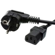 تصویر کابل برق منبع تغذیه کامپیوتر گیگافلکس مدل 9342 طول 1.5 متر 