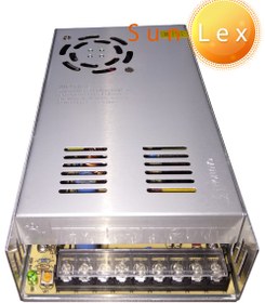 تصویر منبع تغذیه (سوئیچینگ) سانلکس 12 ولت 40 آمپر (480 وات) فن دار Power supply 12V 40A 480W