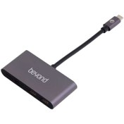 تصویر هاب USB-C بیاند مدل BA404 چهار پورت 