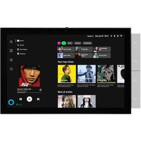 تصویر پنل کنترل لمسی ۱۰.۱ اینچی با دروازه تویا + مرکز پخش موسیقی + نمایشگر اینترکام، سه‌کاره مدل GS-T2E-TPA10-M2E 