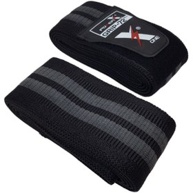 تصویر زانوبند بدنسازی مدل PX_4040 بسته دو عددی - آبی 