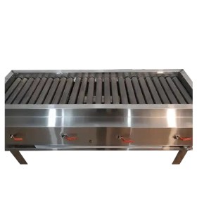 تصویر کباب پز گازی چدنی صنعتی 