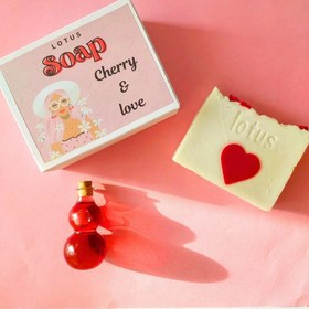 تصویر صابون آلبالو cherry soap