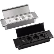 تصویر سه راهی کابینتی ملونی مدل 10100 با ۳ عدد پریز 