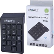 تصویر کیبورد عددی بی سیم رویال مدل RN-2100 Numeric keypad mini ROYAL RN-2100