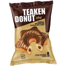 تصویر کیک حلقه ای ستاره ای 