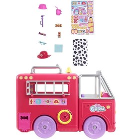 تصویر ست بازی باربی چلسی با کامیون آتش‌نشانی برند mattel Barbie Chelsea Can Be Firetruck Playset