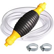 تصویر پمپ دستی بنزین بست به همراه شلنگ و ۲ بست فلزی 