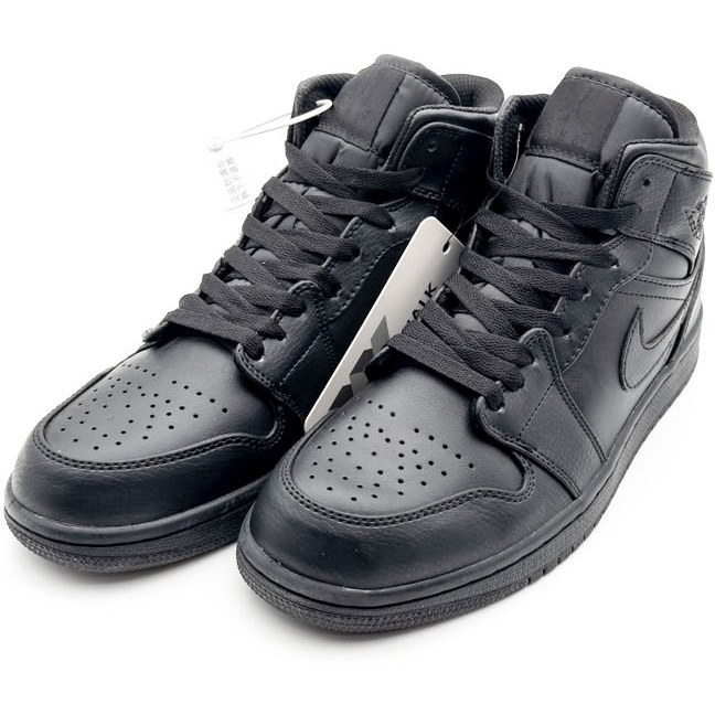 air jordan 1 mid all black