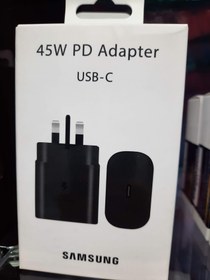 تصویر کلگی شارژر سامسونگ ۴۵ وات سه پین Adapter 45w pD USB-C