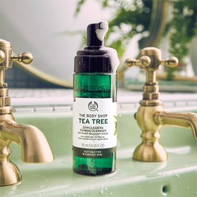 تصویر فوم شستشوی صورت چای سبز گرین تی بادی شاپ THE Body Shop Tea Tree Foaming Cleanser 