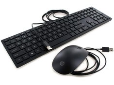 تصویر ماوس و کیبورد اچ پی HP Lifestyle TPC-P001K USB Wired PC Keyboard with Mouse 