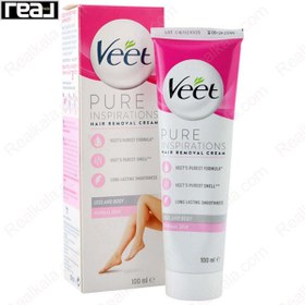 تصویر کرم موبر بدن ویت مخصوص پوست معمولی Veet For Normal Skin Body Hair Removal Cream 100ml