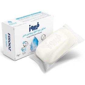 تصویر صابون بچه حاوی پروتئین شیر 75گرم 