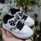 تصویر کتونی پاپیونی خالدار دخترانه 