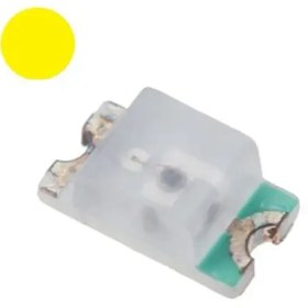 تصویر ال ای دی اس ام دی زرد سایز ۰۸۰۵ LED SMD YELLOW 0805 ال ای دی اس ام دی زرد