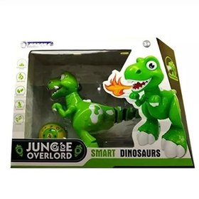 تصویر ربات اسباب بازی دایناسور کنترلی دودزا Dinosaure 