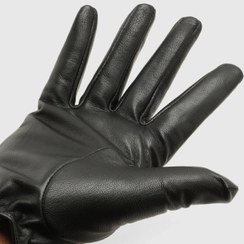 تصویر دستکش چرم مردانه وارداتی | دستکش چرم داخل کرکی 