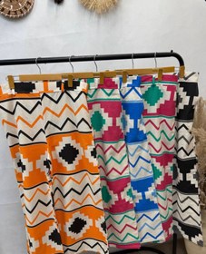 تصویر شلوار بگ دامنی طرحدار 