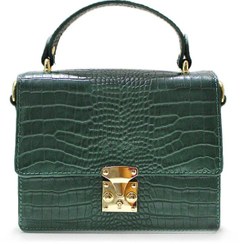 تصویر کیف زنانه چرم طبیعی دستی و دوشی مجلسی 