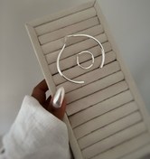 تصویر دستبند و انگشتر طرح موج 