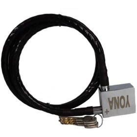 تصویر قفل کابلی یونا ۱.۵ استیل 