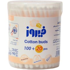 تصویر گوش پاک کن فیروز بسته 100 عددی 