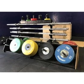 تصویر رک هالتر پلیت یونیک Unique bar-plate rack 