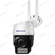 تصویر دوربین وای فای فضای بیرون REFACO WIFI CAMERA DUAL LIGHT OUTDOOR 3Mp 128G CCTV رفاکو RFW502-DU 