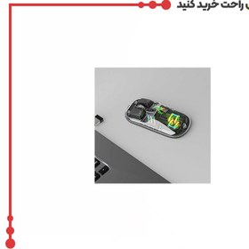 تصویر ماوس بی سیم شفاف پرودو Porodo Transparent DUAL-MODE Wireless Mouse 