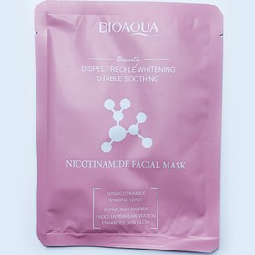 تصویر ماسک ورقه ای صورت مرطوب کننده و ضد چروک نیکوتینامید NICOTINAMIDE FACIAL MASK