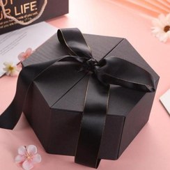 تصویر باکس هدیه شش ضلعی 