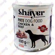تصویر کنسرو سگ شایر باطعم گوشت و مرغ 800 گرم ا Shayer Beef & Chicken Dog Food 800g Shayer Beef & Chicken Dog Food 800g