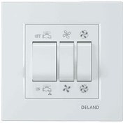 تصویر کلید کولر آسا سفید دلند 