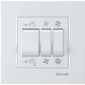 تصویر کلید کولر آسا سفید دلند 