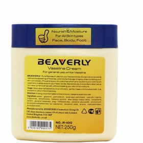 تصویر کرم وازلین بیورلی Beaverly Vaseline Cream حجم 250 گرم ا Beaverly Vaseline Cream 250g Beaverly Vaseline Cream 250g
