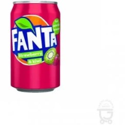 تصویر نوشابه آلمانی فانتا با طعم توت فرنگی و کیوی Fanta Strawberry kiwi 