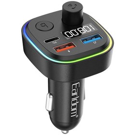 تصویر شارژر فندکی + FM Player بلوتوثی Earldom ET-M84 EARLDOM ET-M84 CAR MP3 PLAYER FM TRANSMITTER