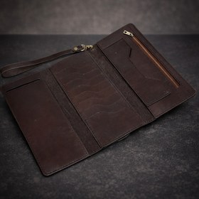 تصویر کیف دسته چک مدل رخ 