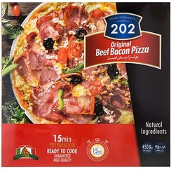 تصویر پیتزا بیکن با نان ایتالیایی 450 گرمی 202 