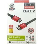 تصویر کابل HDMI اورجینال 3 متری 4K برند XP Product مشکی کد 86313 