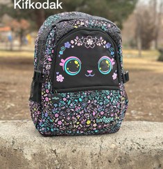 تصویر کوله پشتی دخترانه اسمیگل طرح گربه 