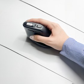 تصویر ماوس بی‌سیم بیاند مدل BM-1910 RF Beyond BM-1910 RF Vertical Wireless Optical Mouse